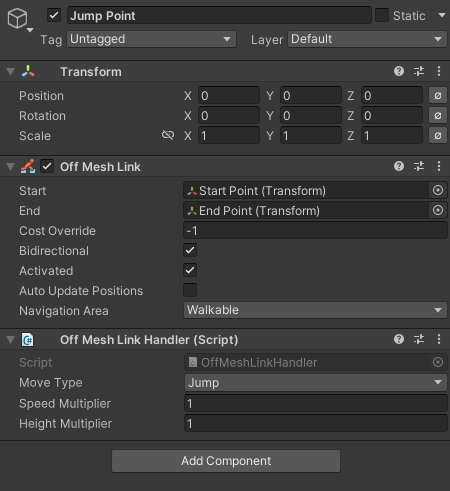 Jump Point Components