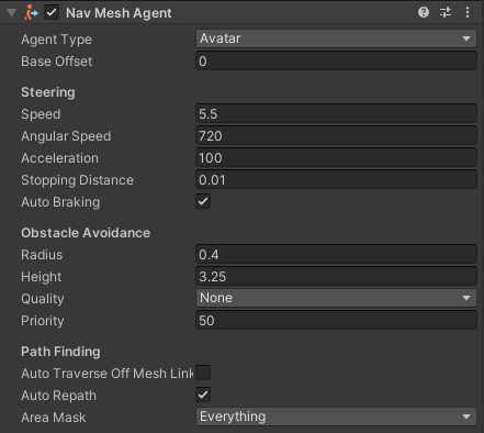 Nav Mesh Agent